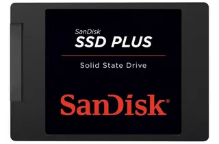 Disco sólido interno SanDisk SSD Plus SDSSDA-480G-G26 480GB negro