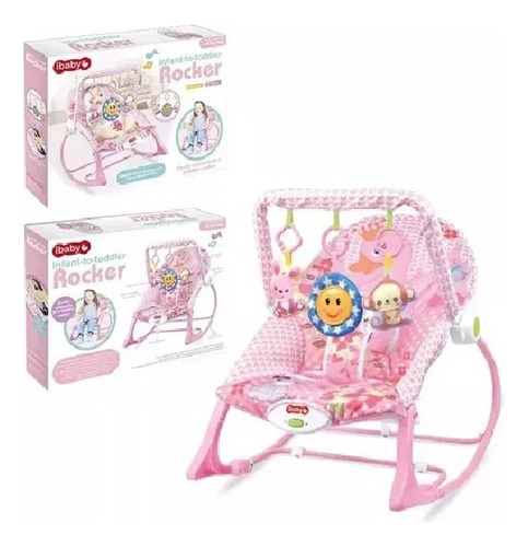 Silla Vibradora Musical Para Bebes 3 En 1