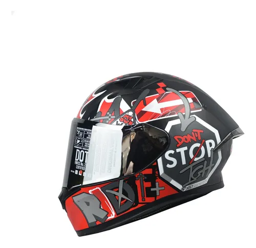 Casco Integral Ich 503 Ed Special No Rules Ngr M Rj Visor Sl