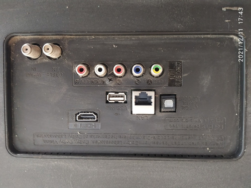 Imagen 4 de 4 de Tv Led LG 43uj6300 Solo Pantalla Rota, Para Repuestos