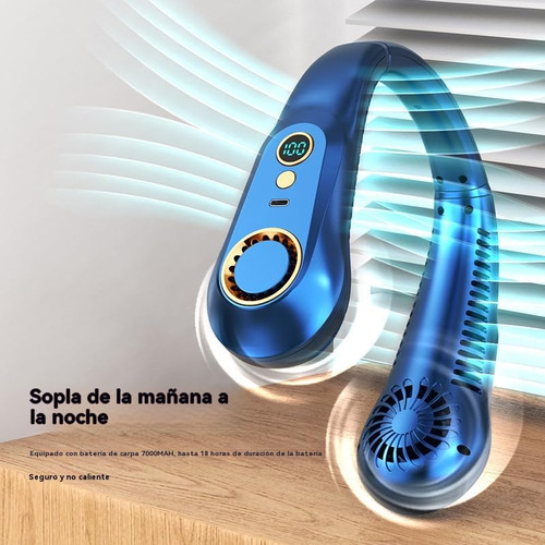Ventilador Mini De Cuello Portatil Recargable Usb Personal Ventilador Chiquito Ventilador Portatil