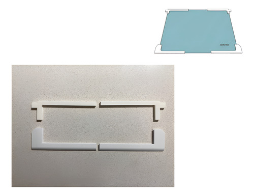 Repuesto Compatible Estante De Heladera Siam He-si420 X 4