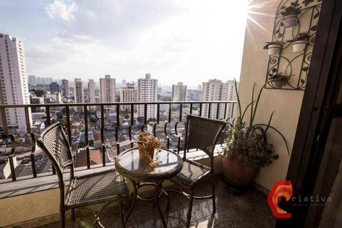 Imagem 1 de 25 de Cobertura Duplex Com 3 Dormitórios À Venda, 158 M² Por R$ 1.450.000 Tatuapé - Co0100