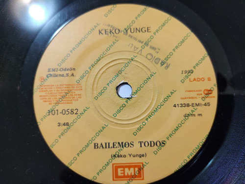 Vinilo Single De Keko Yunge  Bailemos Todos ( B145