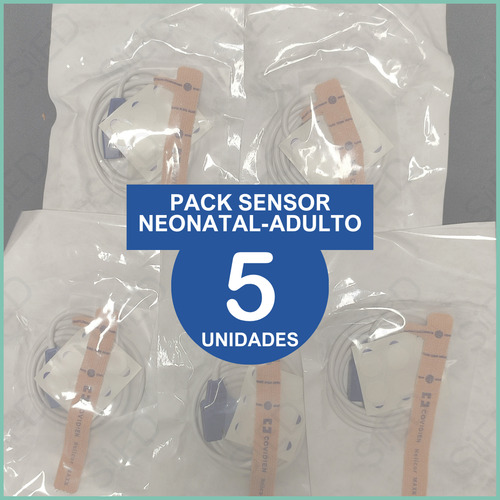 Sensor De Oximetro Nellcor Maxni Neonatal Adulto X5 Unidades