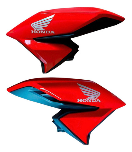 Aba Asa Tanque Titan 160 2022 2023 + Complemento Cores Vermelho Marrakesh