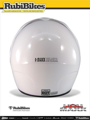 Casco Abierto Negro Con Visor Power Maxx