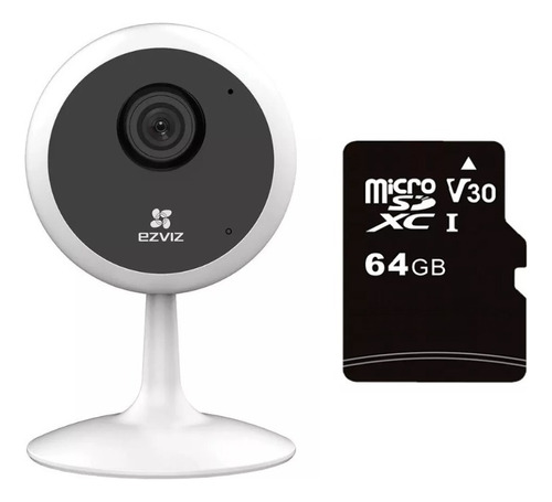 Cámara Wifi Seguridad Ezviz C1c 720p 1mp Ir + Memoria 64g 