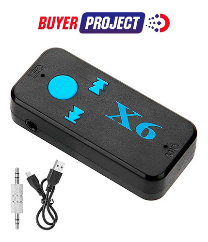 Adaptador De Audio Bluetooth + Edr Delta Bt-x6 A Jack +cable