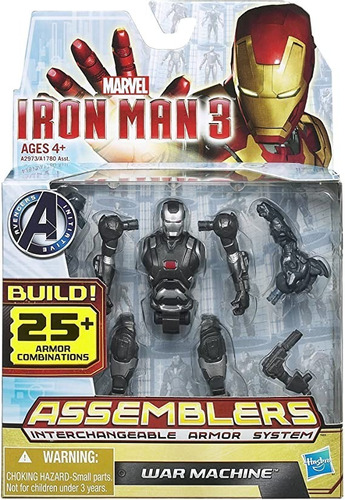 Figura De Accion War Machine Iron Man 3 Assemblers Hasbro