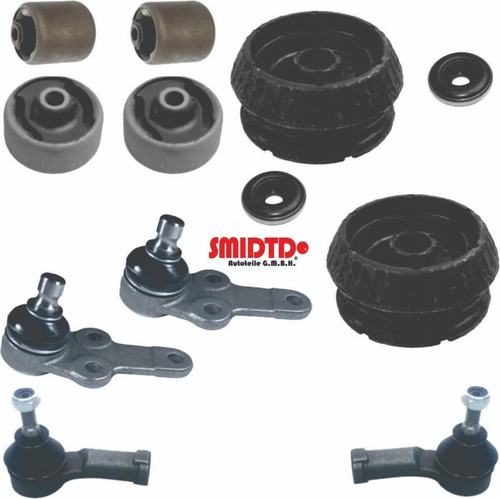 Kit Bases Terminales Bujes Rotulas Ford Ikon 98-11 Nacional