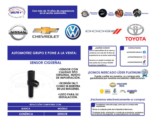 Sensor Posición Cigüeñal Ckp Mercedes Benz Ml350 2003/2005