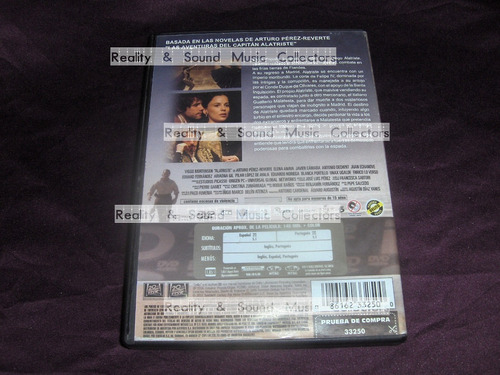 Alatriste Pelicula Dvd Viggo Mortensen De Coleccion (Usado)