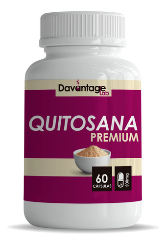 Quitosana Em Cápsulas - Chitosan Premium 100% Puro - 500mg