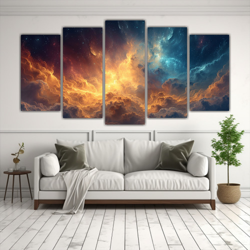 200x100cm Cuadros Abstractos En Tonos Modernos Para Fondos D