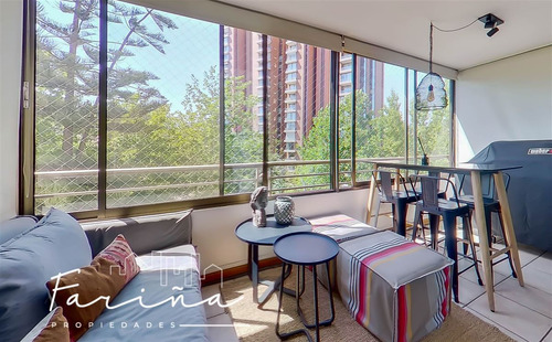 Excelente Departamento En Venta 4d + 3b, Las Condes