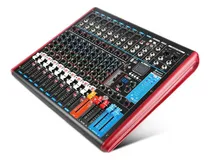 Comprar Winmix Mezclador profesional de DJ, mezclador de sonido BL8 con interfaz de audio USB y Bluetooth mezclador de audio de 8 canales, 99 efectos DSP ideal para escenario conciertos en vivo