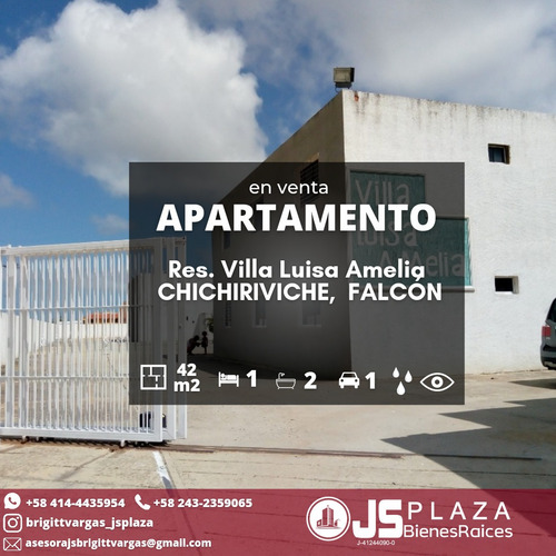 Imagen 1 de 7 de En Venta Apartamento Chichiriviche Res. Villa Luisa Amelia 04144435954