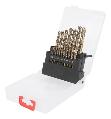 Juego De Brocas Helicoidales De 19 Piezas M35 Cobalto Para A