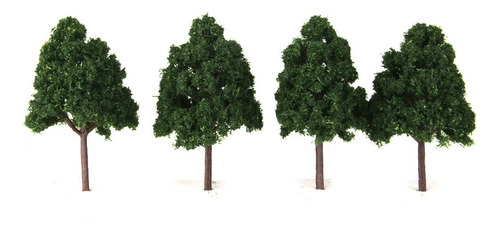Set De Árboles En Miniatura Para Maquetas Ferroviarias