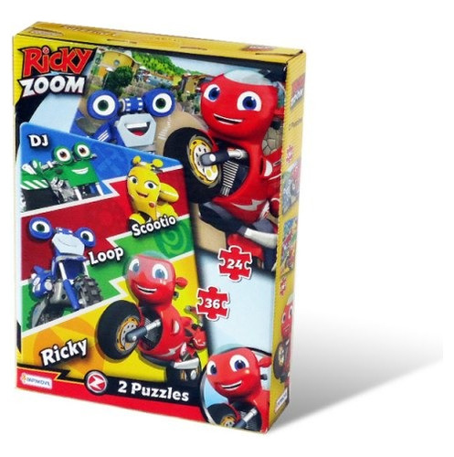 Rompecabezas Ricky Zoom 2 Puzzle 24 Y 36 Pzs Tapimovil 