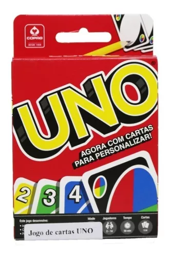 Jogo de Carta Uno 114 Cartas - Copag