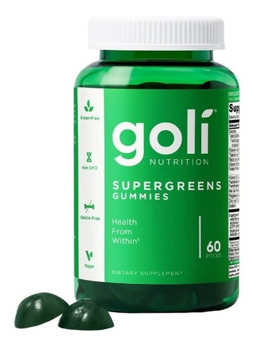 Goli Supergreens X 60 Gomas - Unidad a $2692