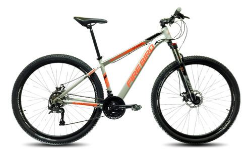 Bicicleta Mtb R29 21v Fire Bird Col-raise 16/s Gris Rojo Neg