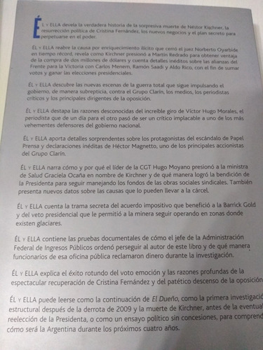 Luis Majul X 2 Libros El Y Ella El Dueño Muerte Kirchner Pal (Usado)