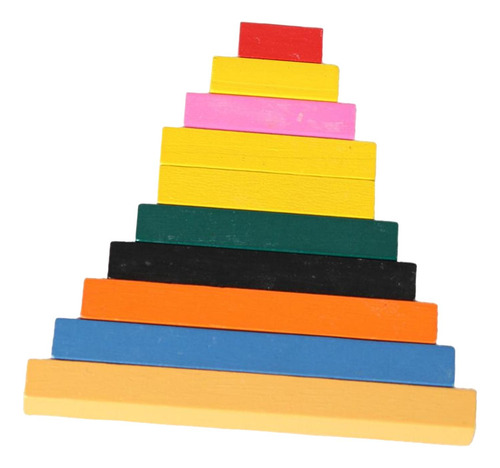 4 Juego De Varillas Matemáticas De Madera Para Que 4 Piezas