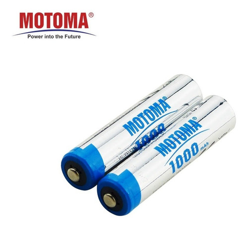 Imagen 4 de 5 de 6 X Pilas Recargables Motoma Aaa 1000 Mah Blister San Martin