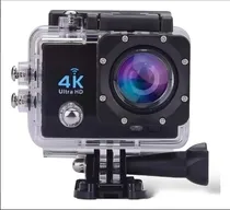 Comprar Cámara Go Cam Ultra Pro Full HD 4K Sport gris, impermeable, resistente a impactos, compatible con vehículos y grabación submarina, ideal para deportes extremos.