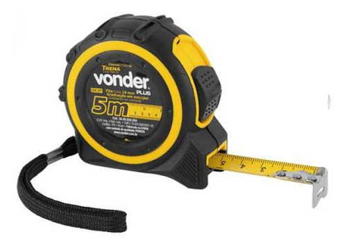 Trena Curta De Aço 5 M X 19 Mm Vonder Plus