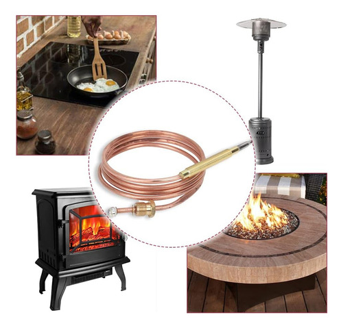 . Kit De Chimenea De Termopar Universal Para Estufa De Gas