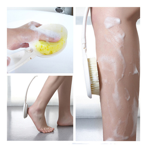 Juego De Cepillos Para Baño Y Cuerpo, Cepillo De Ducha Plega