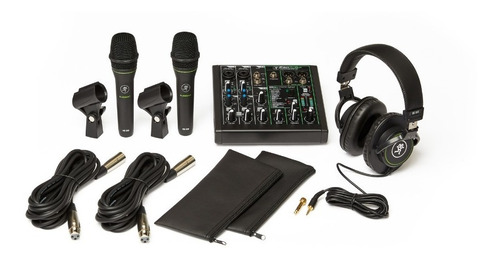 Kit Mackie Performer Bundle Mixer 2 Mic Auricular Podcast