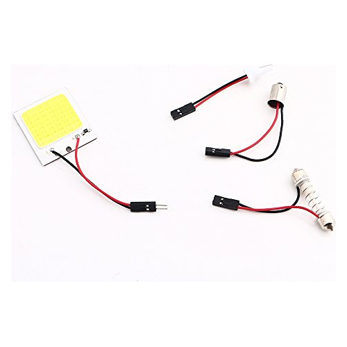 Cob 48 Smd Led Panel Domo Lámpara Auto Interior Placa ...