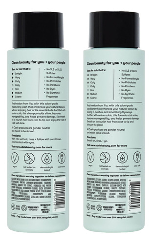 Conjunto De Shampoo E Condicionador Odele Smoothing 400ml Mo