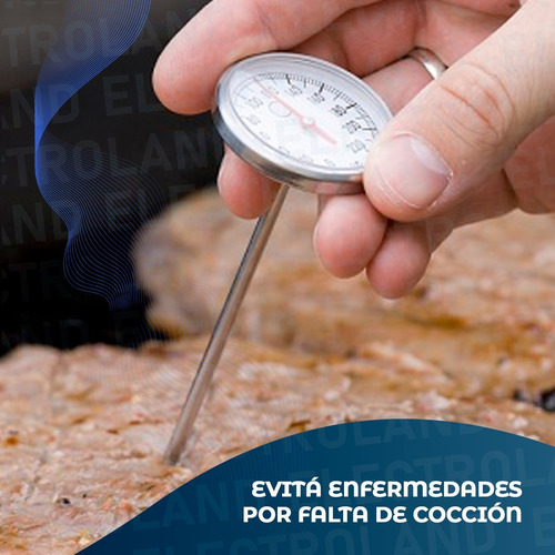 Imagen 5 de 10 de Termómetro Pincha Carne Cocina 0º A 300° Grados Repostería