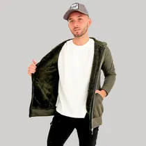 Comprar Customs Ba Camperas Hombre Campera Buzo Corderito Prem