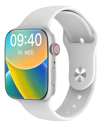 Relógio Watch 9 47mm C/ Música Bússola - Rápida Caixa Prata