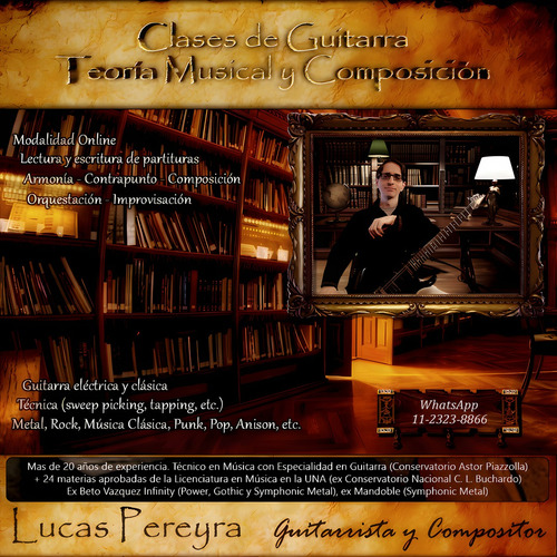 Clases De Guitarra Y/o Teoría Musical Y Composición