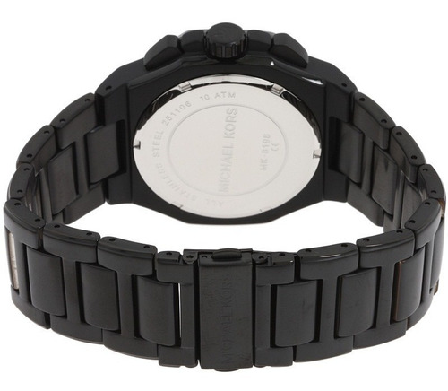 Relógio Michael Kors Mk8198 Orig Chron Anal Black!!!
