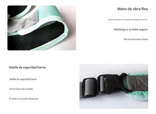 El Arnés De Seguridad Verde Para Niños A Prueba De Pérdidas
