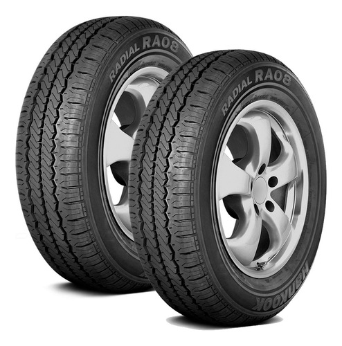 Kit 2 Llantas Hankook 205/75r16 110/108r Ra08 Carga