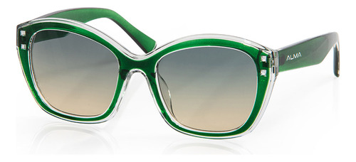 Óculos De Sol Feminino Albali Verde Alma Genius