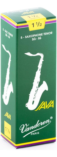 Cañas De Saxofón Tenor Sr2715 Java Fuerza 1.5; Caja D...