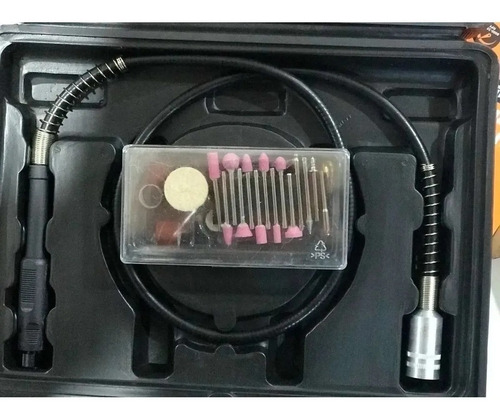 Imagen 5 de 5 de Mini Torno Con Accesorios 150w 35000rpm Lusqtoff Mtl150-9