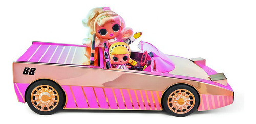 Set Drag Racer + Car-pool Coupe Descapotable L.o.l Surprise (Usado)