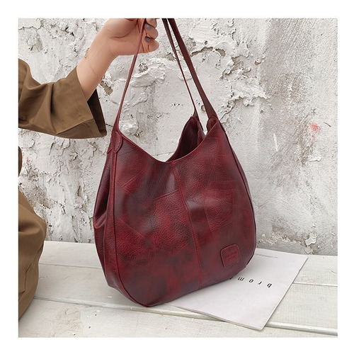 * Bolsa Mujer Piel Cuero Sintétio Impermeable Tote Dama